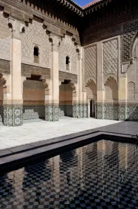 Images Dated 1st May 2007: The Medersa Ben Youssef, the largest in Morocco, built by the Almoravide dynasty