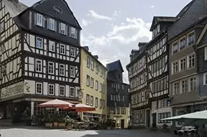 Images Dated 4th September 2010: Medieval buildings in the Fischmarkt, Wetzlar, Hesse, High Taunus, Germany, Europe