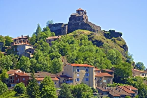 Haute Loire Prints: Medieval castle dating from the 15th century