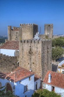 Medieval Castle, Obidos, Portugal, Europe