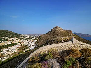 Pandeli Prints: Medieval Castle of Pandeli over Agia Marina
