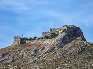 Agia Marina Prints: Medieval Castle of Pandeli, Leros Island, Dodecanese, Greek Islands, Greece, Europe