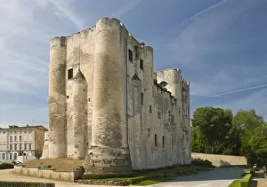 Medieval donjon in the centre of Niort, Deux-Sevres, Poitou Charentes, France, Europe