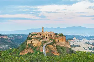 Ravine Prints: The medieval dying town of Civita di Bagnoregio surrounded by ravines