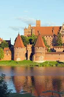Pomerania Prints: Medieval Malbork Castle, Marienburg Fortress of Mary