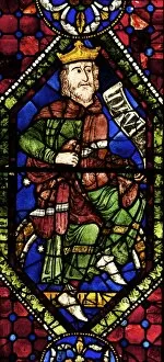 Images Dated 6th August 2011: Medieval stained glass of King David, Ancestors or Geneaology of Christ, South Window