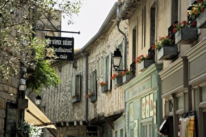 Images Dated 20th May 2009: Medieval street in walled and turreted fortress of La Cite, Carcassonne