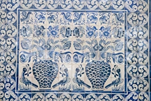 Medieval tilework Evora University