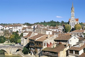 Lot Et Garonne Prints: Medieval town of Nerac, by the Baize River, Lot et Garonne, Aquitaine, France, Europe