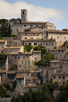 Rieti Prints: Medieval village of Labro, Rieti, Lazio, Italy, Europe