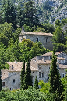 Vaucluse Prints: Medieval village of Oppede le Vieux, Vaucluse, Provence Alpes Cote d Azur region