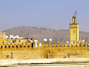 The Medina walls, Fez, Morocco, North Africa, Africa