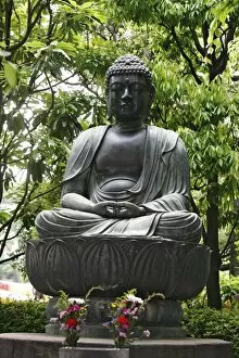Images Dated 16th May 2009: Meditating Buddha statue, Tokyo, Japan, Asia