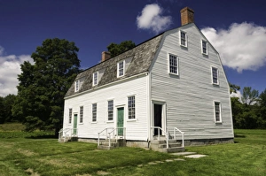 The meeting house dating from about 1793, in Hancock Shaker Village, Hancock, Massachusetts, New England, United States of America, North America