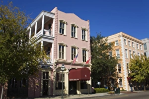Charleston Prints: Meeting Street Inn, Charleston, South Carolina, United States of America, North America