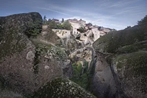 Trikala Prints: Megalo Meteoro Monastery framed by rocks, Meteora, UNESCO World Heritage Site, Thessaly