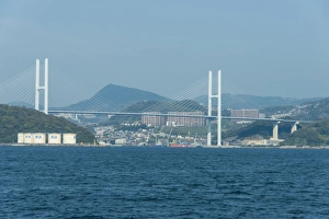 Kyushu Prints: Megami Bridge, Nagasaki, Kyushu, Japan, Asia