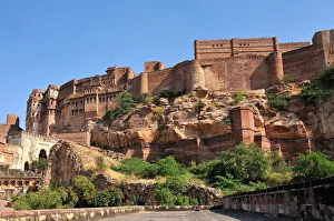 Defence Prints: The Mehrangarh Fort of Jodhpur, Rajasthan, India, Asia