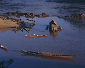 Paddling Prints: Meking River at Pakbeng