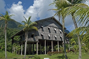 Images Dated 22nd February 2005: Melanau Tall House, Sarawak Cultural Village, Santubong, Sarawak, Malaysian Borneo