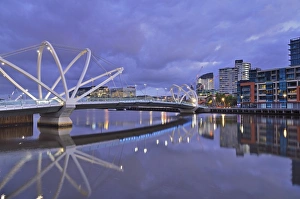 Melbourne Prints: Melbourne Docklands and Yarra River, Melbourne, Victoria, Australia, Pacific