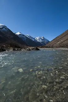 Bhutan Prints: Meltwater from the Himalayas, Thimpu District, Bhutan, Asia