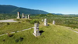 Identity Prints: Memorial Park Garavice with tombstones dedicated to the Bosnian war in Bosnia and Herzegovina