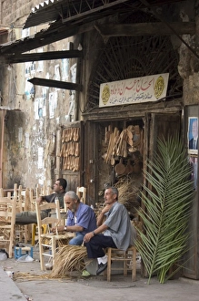 Images Dated 21st January 2000: Men working in craft shop