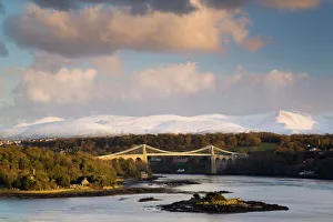 Menai Suspension Bridge built by Thomas Telford in 1826