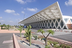 Contemporary Design Prints: Menara Airport, Marrakech, Morocco, North Africa, Africa