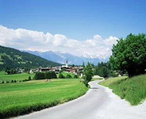 Rural Road Collection: Menders, near Innsbruck, Tyrol (Tirol), Austria, Europe