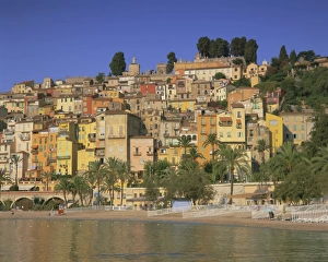Provence Prints: Menton, Alpes Maritimes, Cote d Azur, Provence, France, Europe