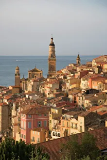 Provence Prints: Menton, Alpes Maritimes, Provence, Cote d Azur, French Riviera, France