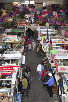 Covered Markets Prints: Mercado Hidalgo (Hidalgo Market), Guanajuato, Guanajuato State, Mexico, North America