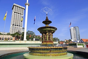 Merdeka Square Fountain, Kuala Lumpur, Malaysia, Southeast Asia, Asia