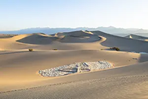 Mesquite flat sand dunes in Death Valley National Park, California, United States