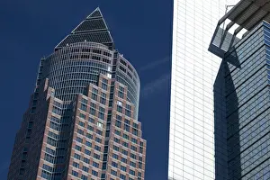 Frankfurt Am Main Prints: The Messeturm, the skyscraper symbol of the Fair Trade Area in Frankfurt am Main
