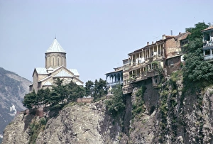 Georgian Prints: Metekhi church
