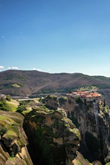 Cliffside Prints: Meteora, ancient holy Monastery of Varlaam, UNESCO, Kalabaka, Greece