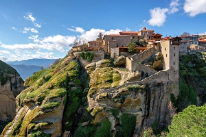Meteora Prints: Meteora, ancient holy Monastery of Varlaam, UNESCO, Kalabaka, Greece