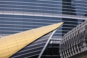 Train Station Prints: Metro station, Dubai, United Arab Emirates, Middle East