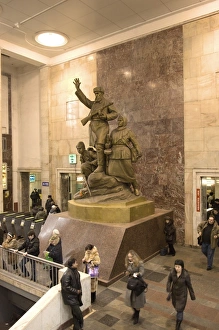 Images Dated 9th February 2008: Metro Station, Moscow, Russia, Europe