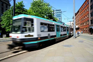 Images Dated 9th June 2008: Metrolink Tram, Manchester, England, United Kingdom, Europe