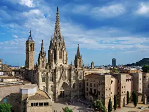 Spires Prints: Metropolitan Cathedral Basilica of the Holy Cross and Saint Eulalia