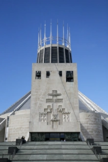 Metropolitan Cathedral Prints: The Metropolitan Cathedral of Christ The King, Liverpool, Merseyside, England