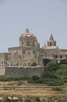 Metropolitan Cathedral in Mdina, the fortress city, Malta, Europe