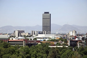Mexico City Prints: Mexico City skyline, Mexico City, Mexico, North America