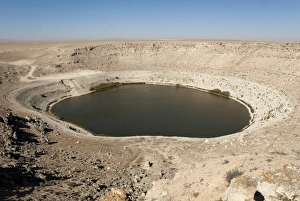Dusty Prints: Meyil Obruk, 640m wide sinkhole lake