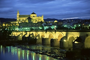 Illuminating Prints: Mezquita (cathedral) and Puente Romano (Roman bridge)