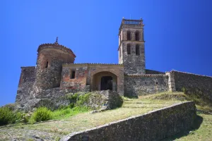 5th Century Prints: The Mezquita (mosque), Almonastar la Real, Huelva Province, Sierra Morena, Andalucia